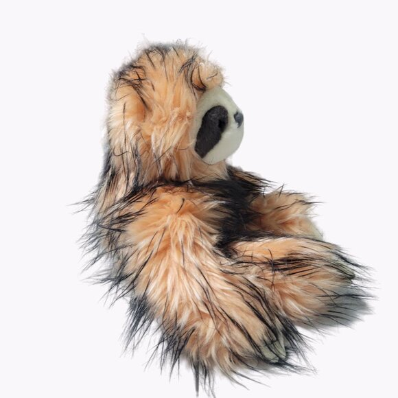Aurora Sloth 14 in Plush Orange Black Long Hair Stuffed Animal Justice Cuddle Me - Picture 4 of 7